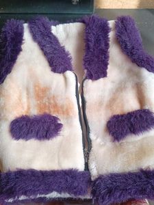 Fur Jacket With Half Sleeve