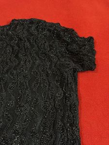 Black Glittering Top