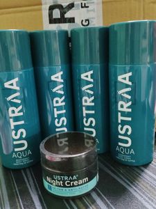 4 Deodrant Perfume & Night Cream Combo