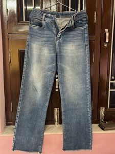 Wide Leg Cropped Jeans