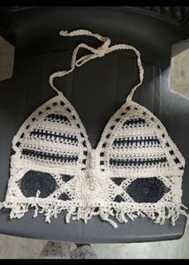 Backless Crochet Top
