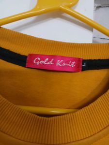 Classy Look Mustard Sweatshirt