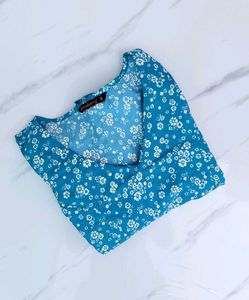 Floral Print A-Line Dress