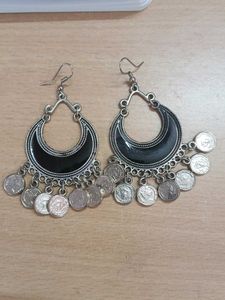 Coin Charm Earrings