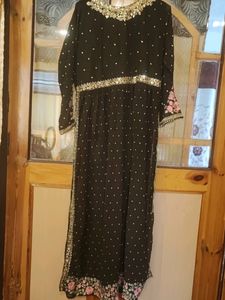 Dark Mehendi Color Aaliya Cut 3 Piece Suit