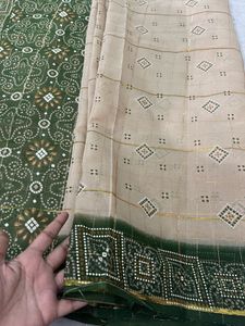 Lime Grey Saree Lightweight