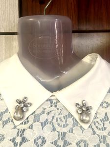 Korean Embellished Collar Layered Top✨🌷