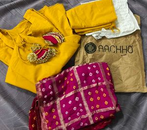 Yellow Kurta Set XXL