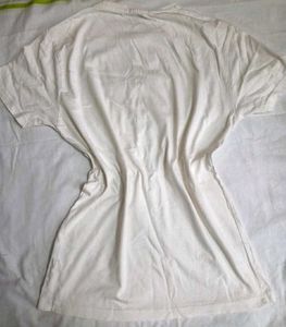 BEWAKOOF Branded White T-Shirt Pure Cotton