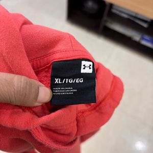 orange Under Armour Hoodie