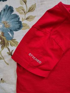 Red Crop Tshirt