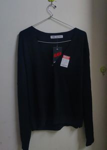 Zara Brand New Black Shrug Cm Semi Winter Cardigan