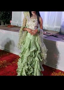 Green Lehenga Choli Combo