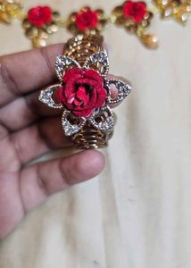 Red Rose Jewelry Set