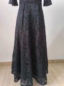 Elegant Black Lace Gown
