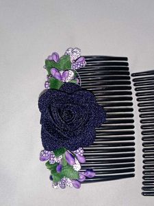 Floral Hair Comb Set