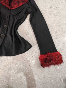 Black And Red Vampire Coded Fur Pinteresty Shirt