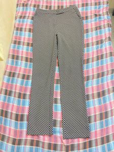 Chic Black & White Polka Dot Pants - Versatile Sty
