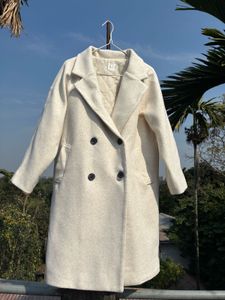 Elegant Cream Trench Coat