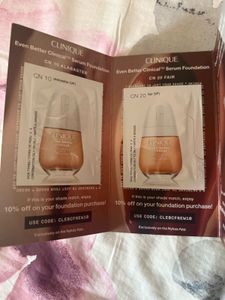Clinique Skincare Sample