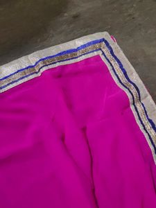 2 Dupattas Pink And Pitch Colour