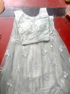 Elegant Embroidered Lehenga Set