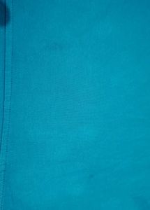 Casual Teal Scoop Neck Long Sleeve Top