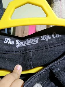 Roadster Black Jeans