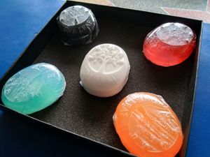 5 Organic Fruit Soaps@₹250