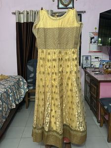 Gorgeous Gold Embroidered Anarkali