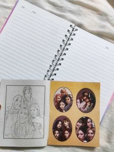 BLACKPINK Diary And Coloring Book With Stickers