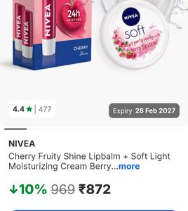 Nivea Lipbalm & Cream Set