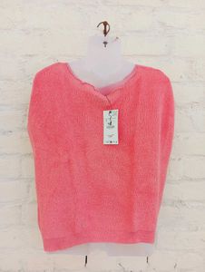 Coral Knit Top