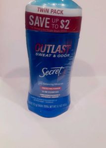 Secret Outlast Twin Pack Under Arm Roll On Deo