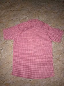 Boys Red Checkered Shirt