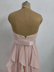 Ruffle Halter Gown