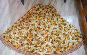 Floral Print Ethnic Skirt