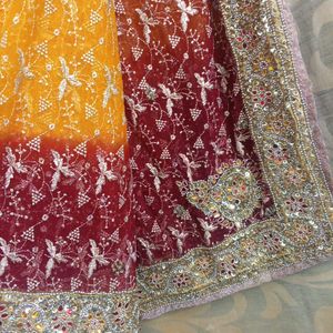 Embroidered Saree