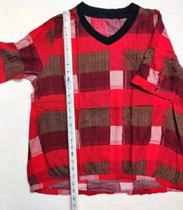 Stylish Plaid Tshirt | Bust 42