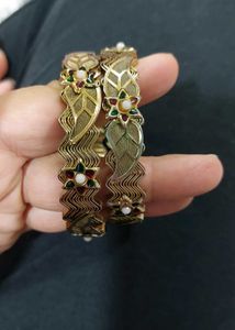 Elegant Bronzish Gold Bangles