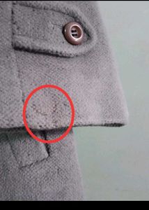 A line mauve overcoat