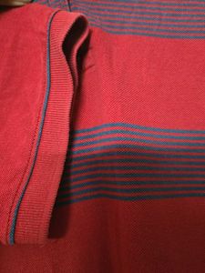 Striped Red Polo Shirt