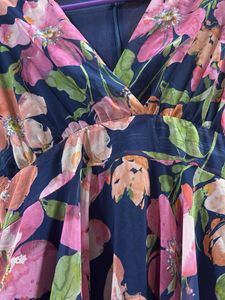 Reserved Brand Floral Print Mini Dress from Turkey