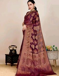 Organza Saree Party Were