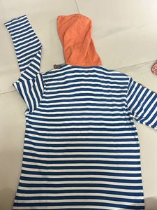 Us Polo Blue And White Hoodie For Men