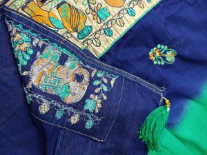 Border Saree With Blouse
