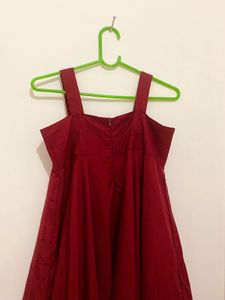 Maroon Maxi Dress