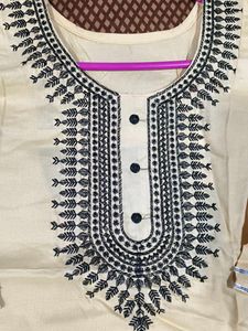 a embroidery kurta