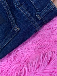 Ripped Dark Wash Denim Jeans