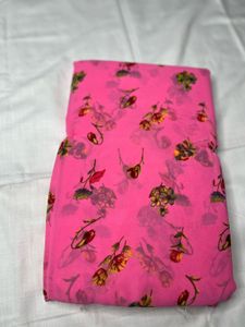 GEORGETTE FLORAL SAREE FOR WOMEN